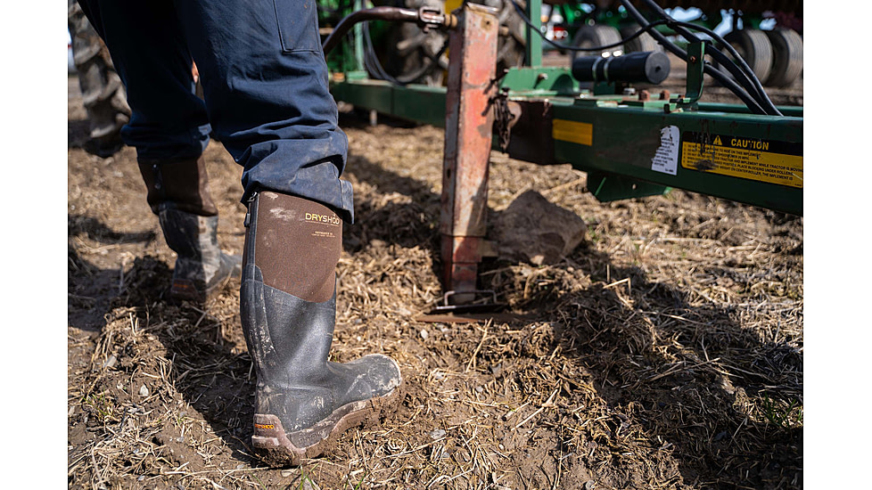 Dryshod Haymaker Hi Farm Boot - Mens, Brown/Peanut, 10, HAY-MH-BR-010