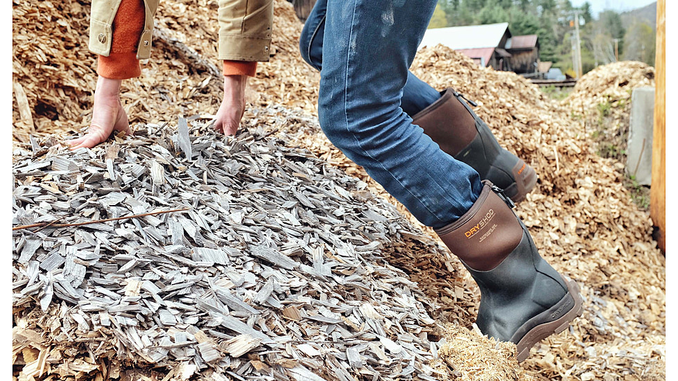 Dryshod Haymaker Mid Farm Boot - Mens, Brown/Peanut, 10, HAY-MM-BR-010