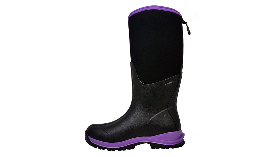Dryshod Legend MXT Hi Adventure Boot - Womens, Black/Purple, 9, LGX-WH-BKPP-009