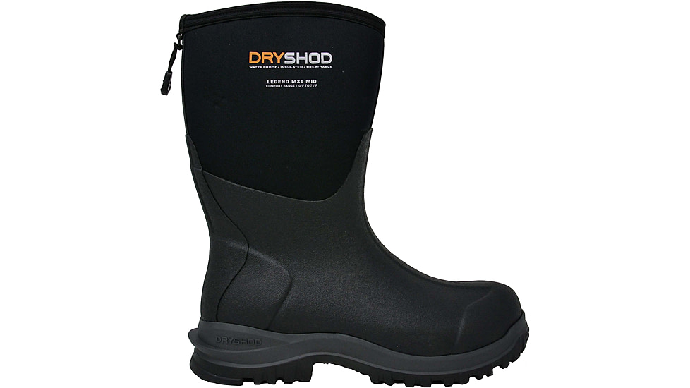 Dryshod Legend MXT Mid Adventure Boot - Mens, Black/Neon, 9, LGX-MM-BK-009