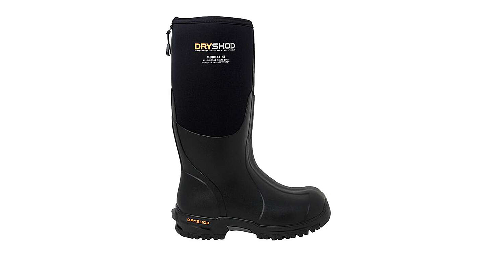 Dryshod Mudcat Boot - Mens, High, Black, 14, MDC-MH-BK-014