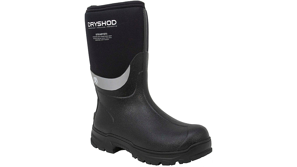 Dryshod Steadyeti Mid Winter Boot - Men's, Black/Grey, 8, SYT-MM-BK-008