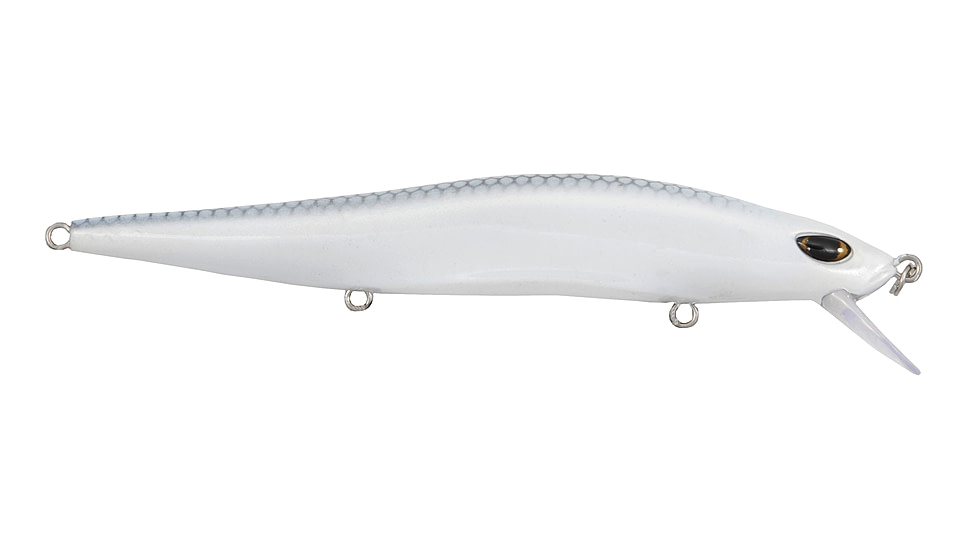 Duckett Fishing BD 115 Suspenfing Jerkbait, Gray Albino, 115 mm, BDJ115-GA