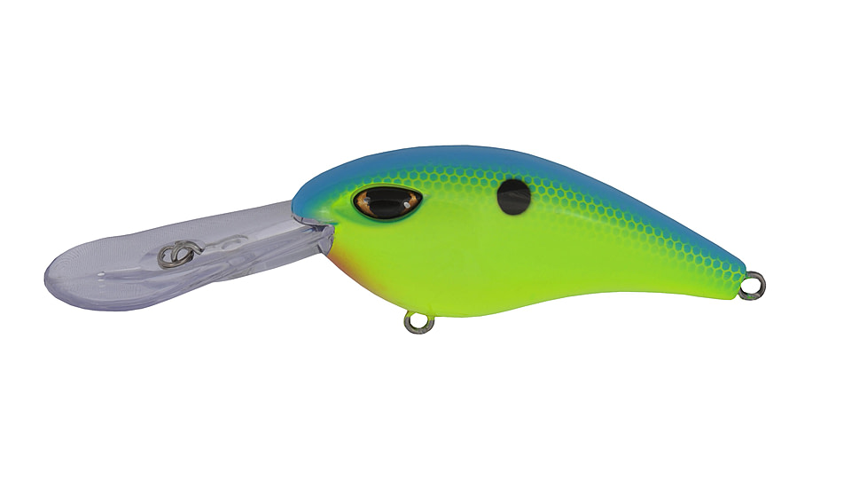 Duckett Fishing BD 12 Bait, Chartreuse Blue Back, BD12-CBB