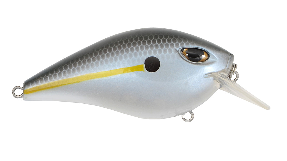 Duckett Fishing BD 1.5 Squarebill Crankbait, Threadfin Shad, 1.5, BD1.5-TFS
