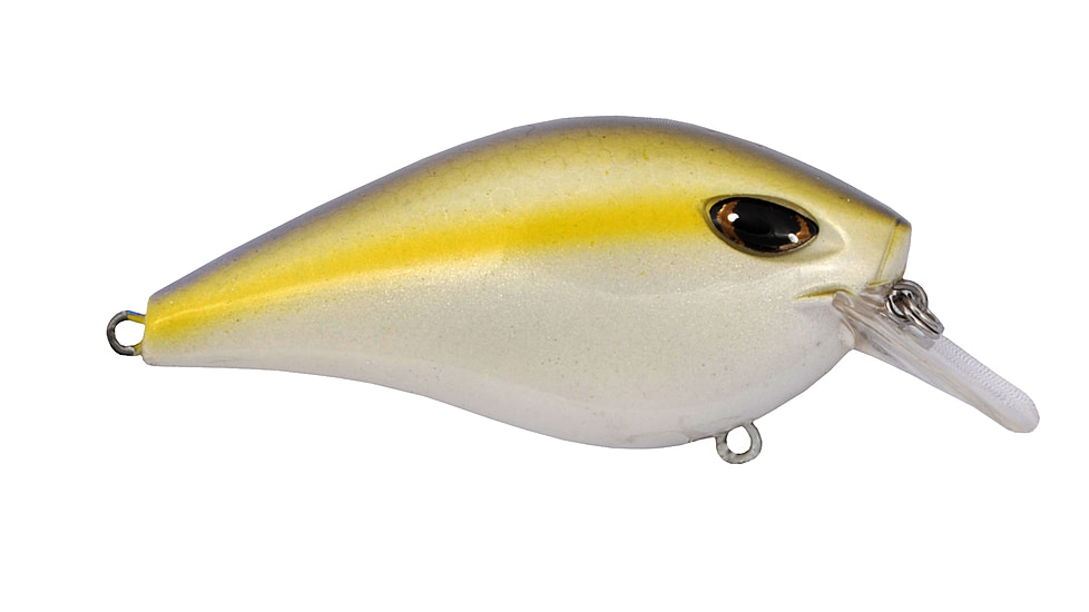Duckett Fishing BD 1.5 Squarebill Crankbait, Yellow Shad, 1.5, BD1.5-YS