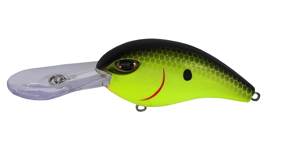 Duckett Fishing BD 12 Bait, Chartreuse Black Back, BD12-CBLB