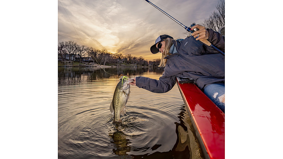 Duckett Fishing BD Double Colorado Spinnerbaits, 1/2oz, White Green Blue, BDSBDC1/2 WGB