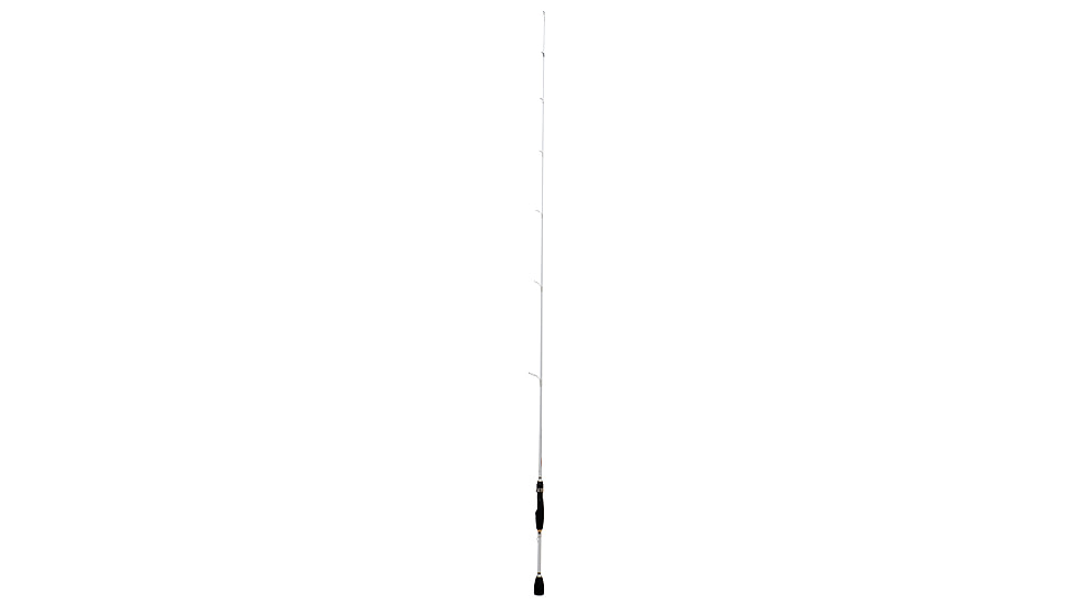 Duckett Fishing Crapple Slayer Lt Mod Fast Spinning Rod, Medium, White, 6 ft 3 in, DFCR63ML-S