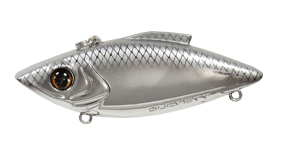 Duckett Fishing Duckett Trap, Chrome Gray Shad, 1/2 oz, DBTR-CGS