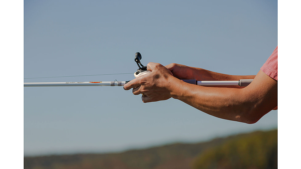 Duckett Fishing Ghost II Fast Spinning Rod, Medium, White, 7 ft, DFGT70M-S