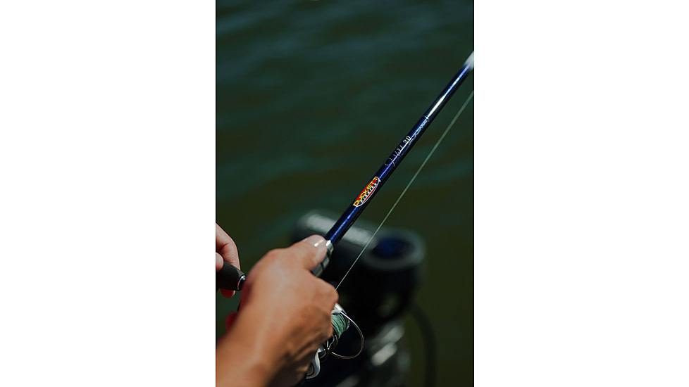Duckett Fishing Jacob Wheeler Signature Series 2.0 Lt X Fast Spinning Rod, Medium, White/Blue, 6 ft 10 in, DFJWT610ML-S