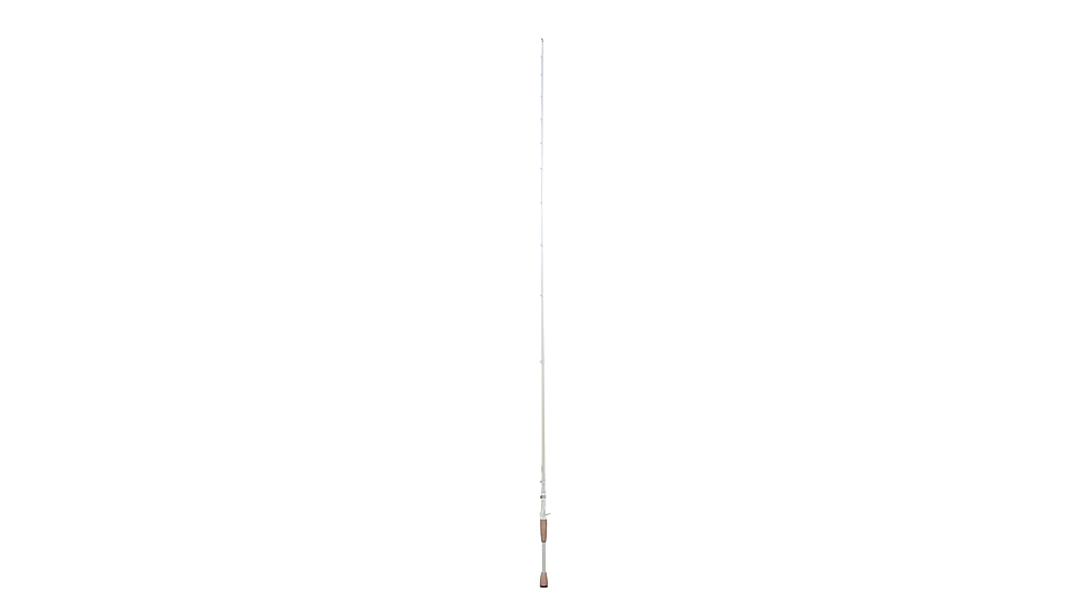 Duckett Fishing Pro Series Casting Rods, Med, White, 6ft 8in, DFPS68M-C