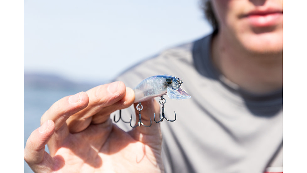 Duckett Fishing Reveal Forward Facing Sonar Jerkbait, 4.5in, 3/4oz, Chrome Shad, DBRJ3/4 CS