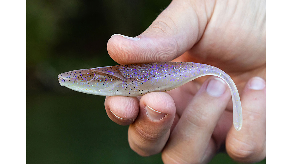 Duckett Fishing Sway Minnow, 6 Pieces, Electric Shad, 4.5 in, BDSM4.5-ES