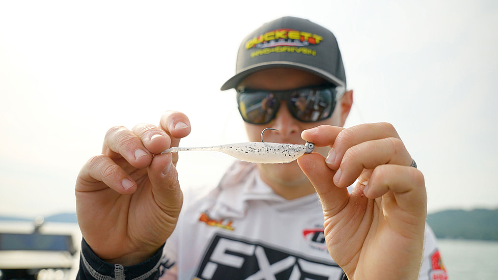 Duckett Fishing Sway Minnow, 6 Pieces, Silver Shad, 3.75 in, BDSM3.75-SS