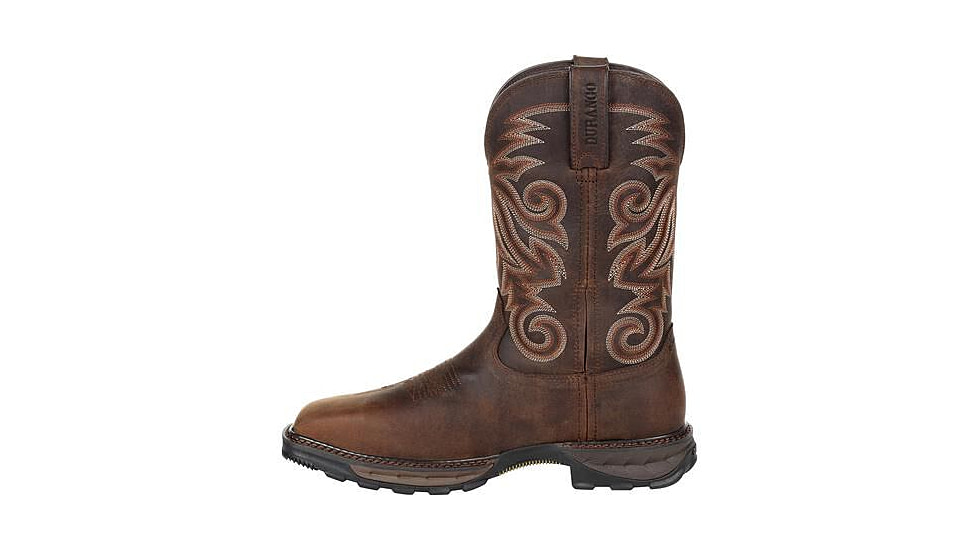 Durango Boot Maverick XP Steel Toe Western Waterproof 11 inch Work Boot - Mens, Burly Brown, 15 Medium, DDB0206-15-M