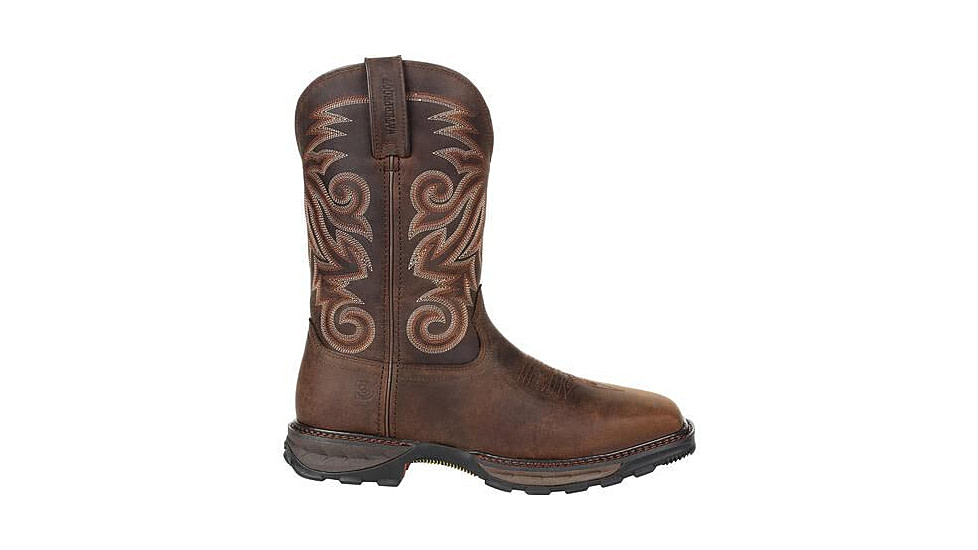 Durango Boot Maverick XP Steel Toe Western Waterproof 11 inch Work Boot - Mens, Burly Brown, 15 Medium, DDB0206-15-M