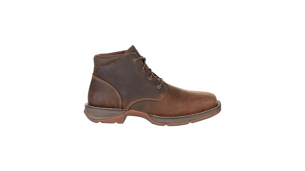 Durango Boot Red Dirt Rebel Square-Toe 5 inch Chukka - Mens, Bark Brown, 13 Wide, DDB0248-13-W