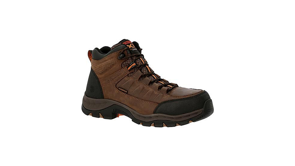 Durango Boot Renegade XP Alloy Toe Waterproof 5 inch Hiker Boot - Mens, Timber Brown, 10 Medium, DDB0363-10-M
