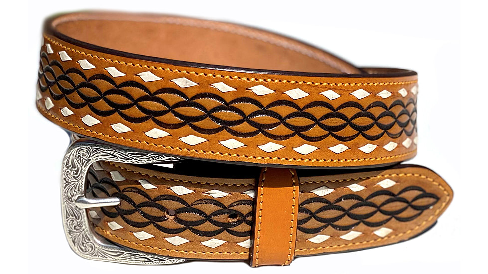 Durango Boot Shiloh Belt, Cognac, 46, DU3005-267-46