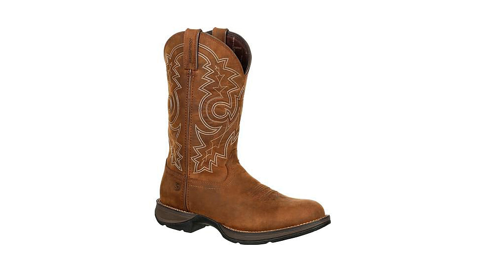 Durango Boot Western Waterproof Rebel 12 inch Boot - Mens, Coyote Brown, 9.5 Wide, DDB0163-95-W