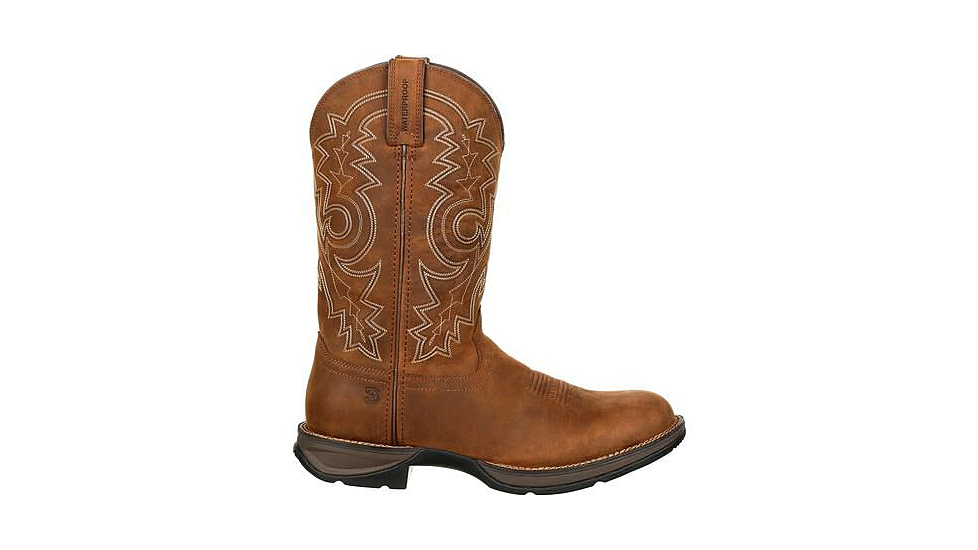 Durango Boot Western Waterproof Rebel 12 inch Boot - Mens, Coyote Brown, 9.5 Wide, DDB0163-95-W