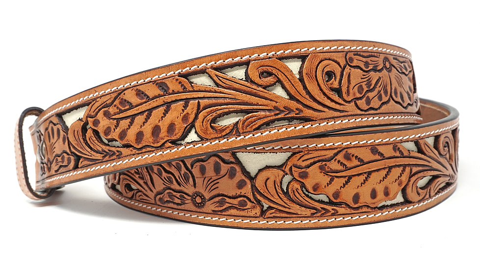 Durango Boot Wyatt Belt, Cognac, 42, DU3001-267-42