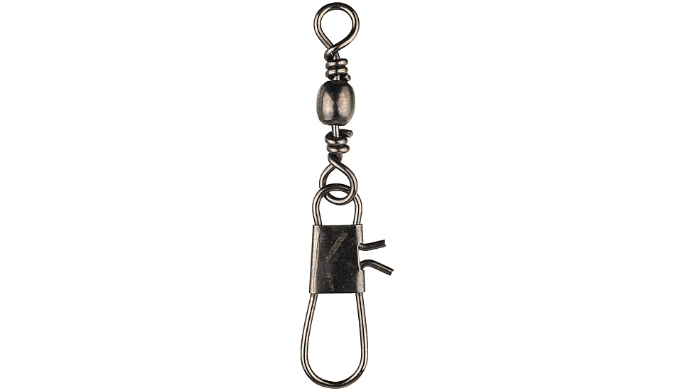 Eagle Claw Barrel Swivel w/Interlock Snap,Black,Size 3 01132-003