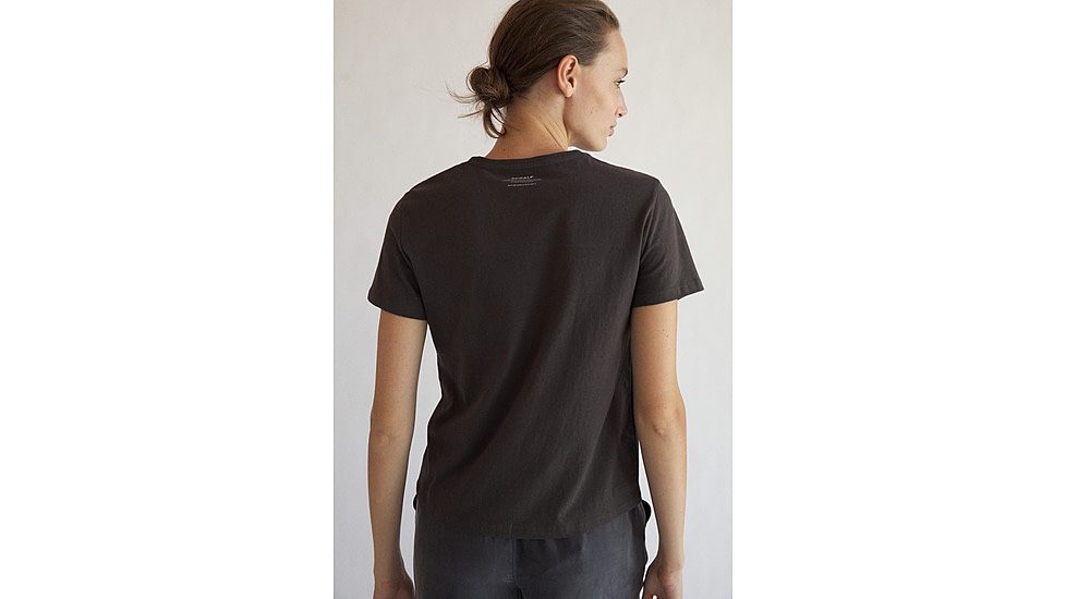 Ecoalf Becausalf T-Shirt - Womens, Asphalt, Extra Small, GATSBECAU8032WW21-303-XS