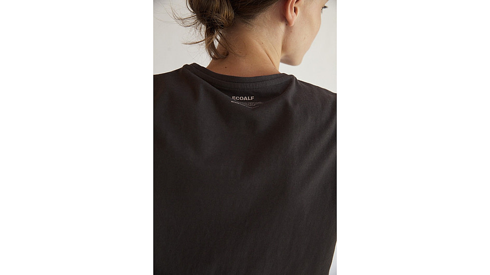 Ecoalf Becausalf T-Shirt - Womens, Asphalt, Extra Small, GATSBECAU8032WW21-303-XS