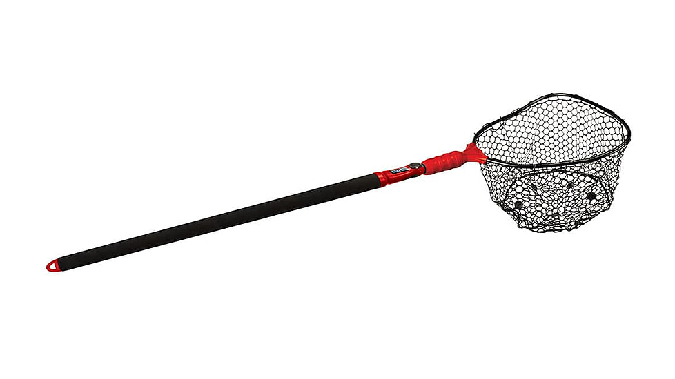 EGO S2 REACH Medium Rubber Net w/ 48in Handle, Black/Red, Medium, 72082