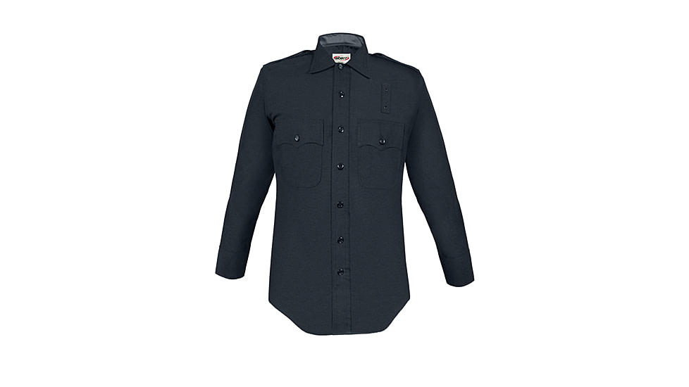 Elbeco LAPD Long Sleeve Heavyweight 100% Wool Shirt - Mens, 17 in, 35 in, Midnight Navy, Z4777-17-35
