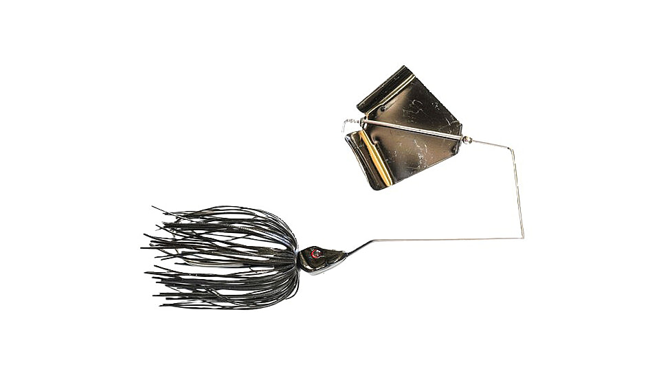 Epic Baits Buzz Bait Slow Rollr, Black Blade, Black Magic, 3/8 oz, BBSR38BLKBLFBN028