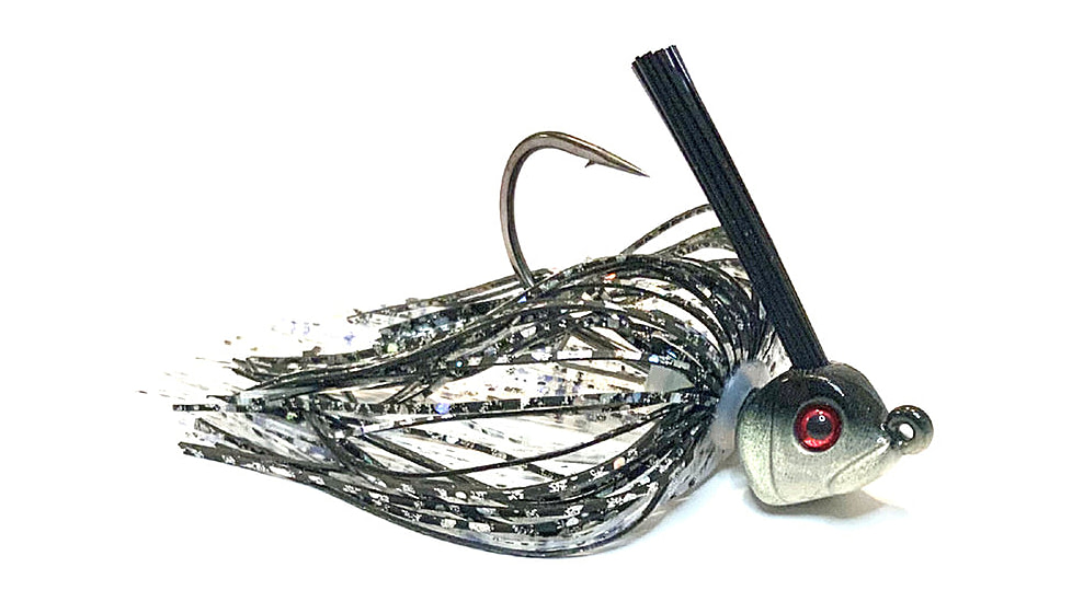 Epic Baits Compact Swim Jig, SJ, Black Back Shad, 1/4 oz, SJC14BLKB003