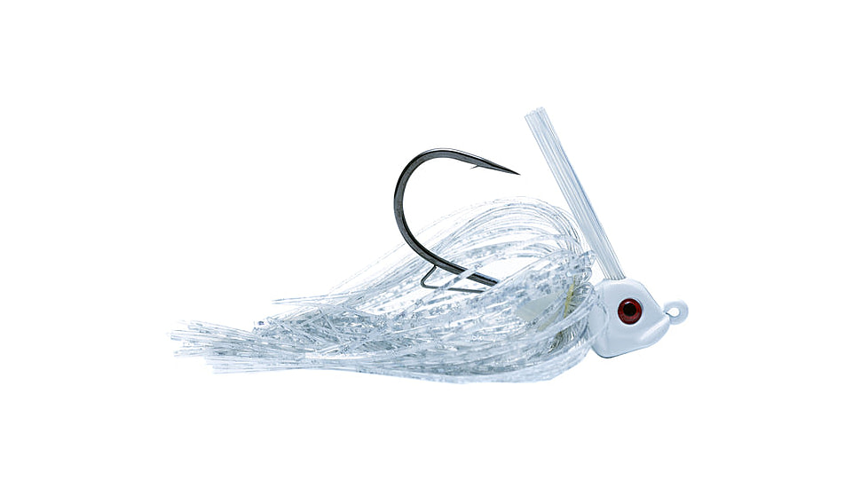 Epic Baits Compact Swim Jig, SJ, Ghost White, 1/4 oz, SJC4WHT027