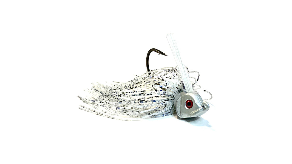 Epic Baits Compact Swim Jig, SJ, Silver/Blue, 1/4 oz, SJC14SLV002
