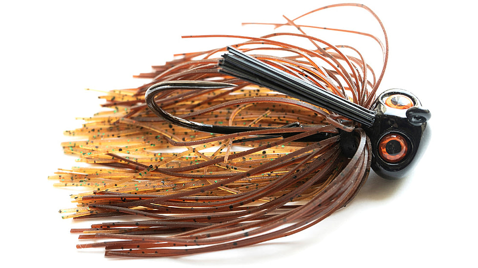 Epic Baits Football RG Jig, Texas Craw, 3/8 oz, FBRG3-8oztexascraw