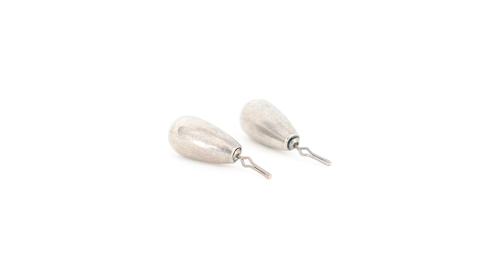 Epic Baits Tungsten Classic Tear Drop Shot, 4 per Pack, Plain, 1/8 oz, 1-8ozTearDropPlain-Q4