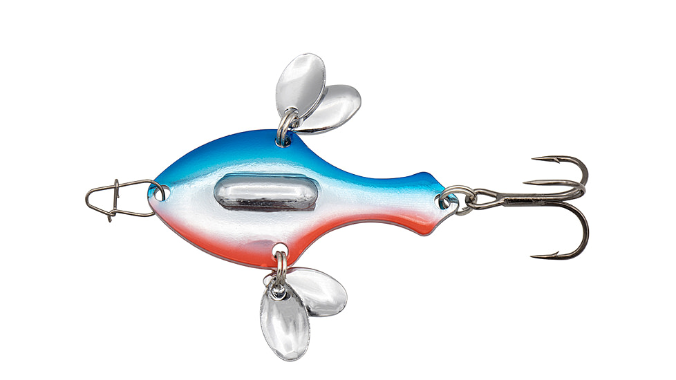Eurotackle Spade Blade Jig, 1/16oz, Blue Chrome, 401104