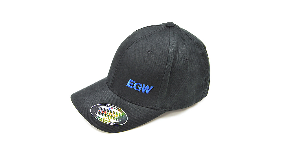 Evolution Gun Works Logo Baseball Cap w/ Embroidered Blue Logo, Black, Large/Extra Large, 70431