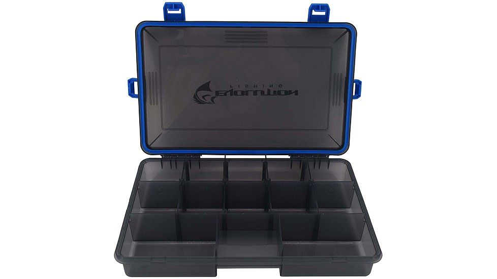 Evolution Outdoor 3600 4-Latch Waterproof Tackle Tray, Blue, 31024-EV