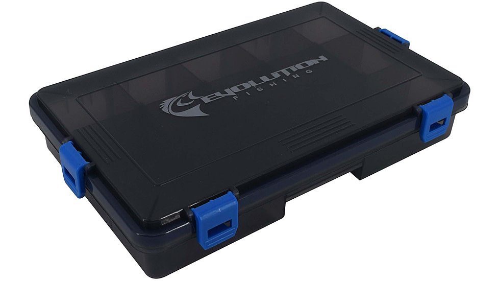 Evolution Outdoor 3600 4-Latch Waterproof Tackle Tray, Blue, 31024-EV