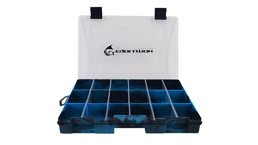 Evolution Outdoor 3600 Fishing Drift Series Colored Tackle Tray, Blue/Black, 3600, 36005-EV