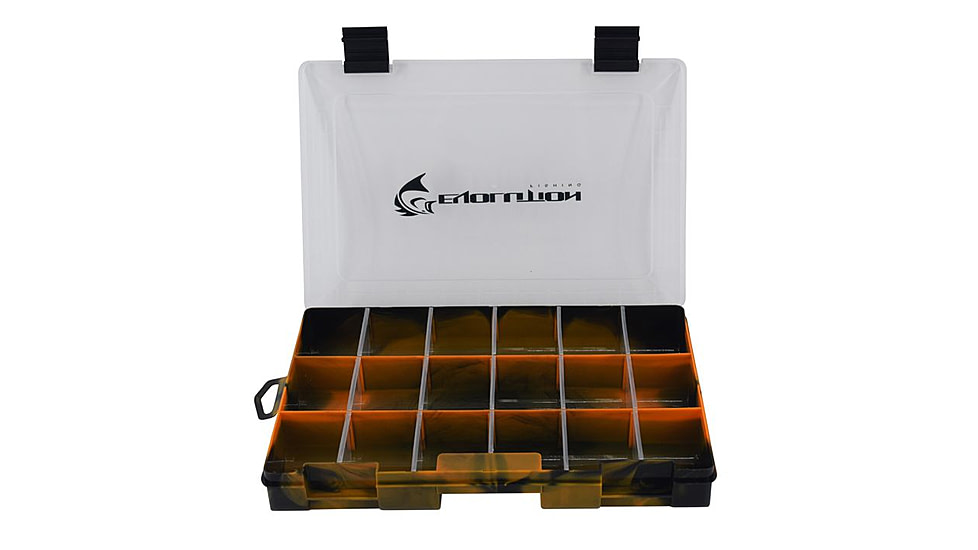 Evolution Outdoor 3600 Fishing Drift Series Colored Tackle Tray, Orange/Black, 3600, 36006-EV