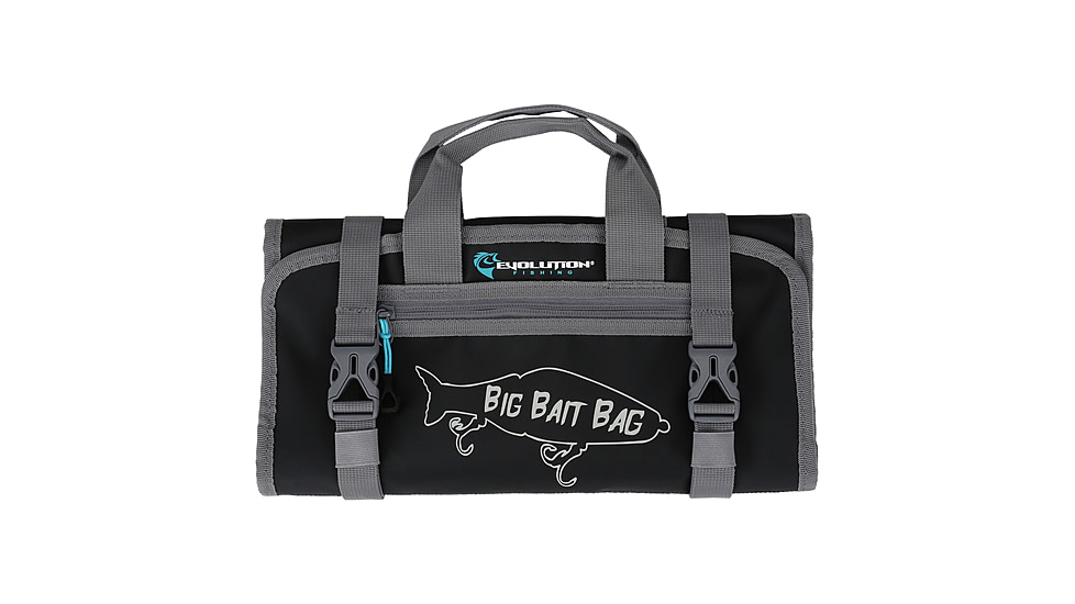 Evolution Outdoor Big Bait Bag, 14in, Grey, Large, 31059-EV