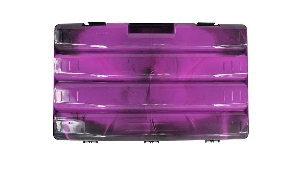 Evolution Outdoor Drift Series 3700 Colored Tackle Tray, Purple/Black, 3700, 37005-EV