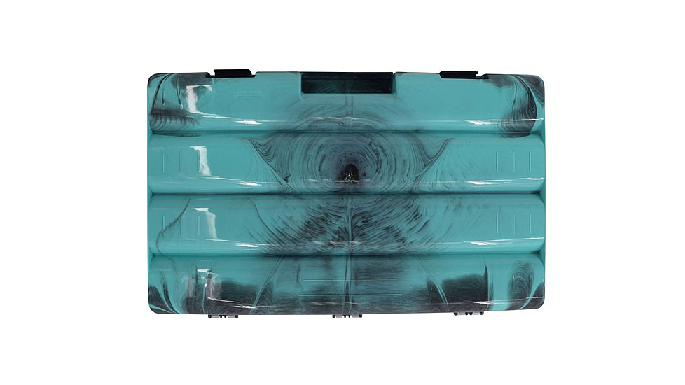 Evolution Outdoor Drift Series 3700 Colored Tackle Tray, Seafoam Green/Black, 3700, 37004-EV