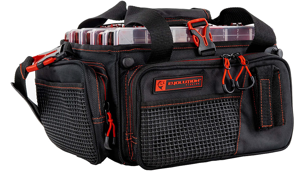 Evolution Outdoor Horizontal 3600 Drift Series Tackle Bags, Red/Black, H36014-EV