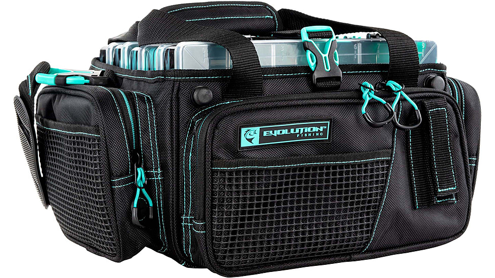Evolution Outdoor Horizontal 3600 Drift Series Tackle Bags, Seafoam/Black, H36013-EV